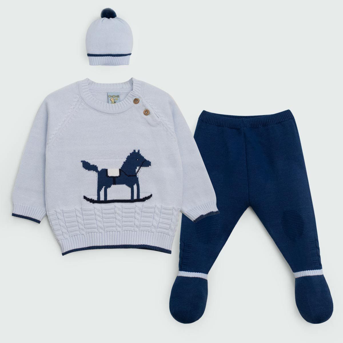 KUKULI - CONJUNTO CABALLITO BEBITO M1539