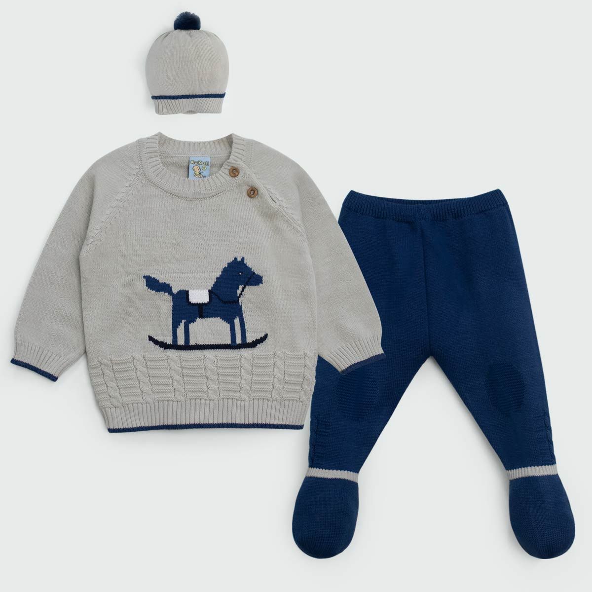 KUKULI - CONJUNTO CABALLITO BEBITO M1539