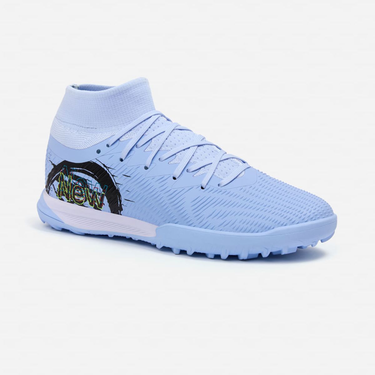 NEW ATHLETIC - Zapatillas New Athletic Football Vortex104 Celeste Con Negro Hombre