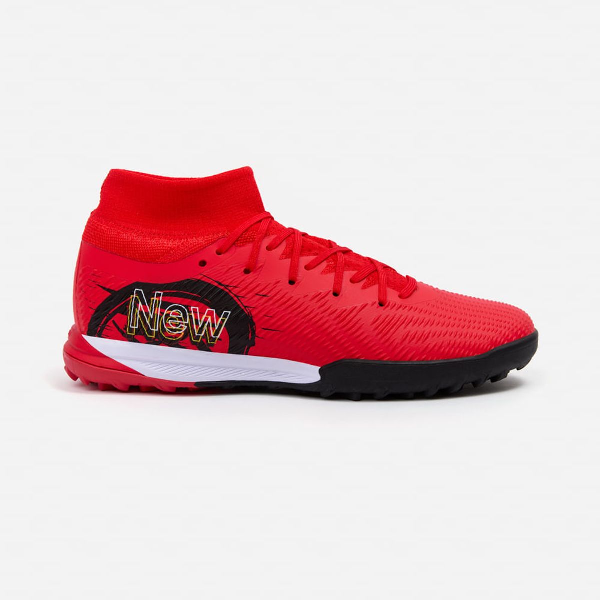 NEW ATHLETIC - Zapatillas New Athletic Football Vortex104 Rojo Con Negro Juvenil