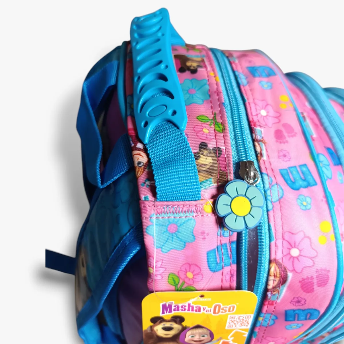 MASHA Y EL OSO - Mochila MASHA Y EL OSO para Niñas Escolar Original Tamaño A4