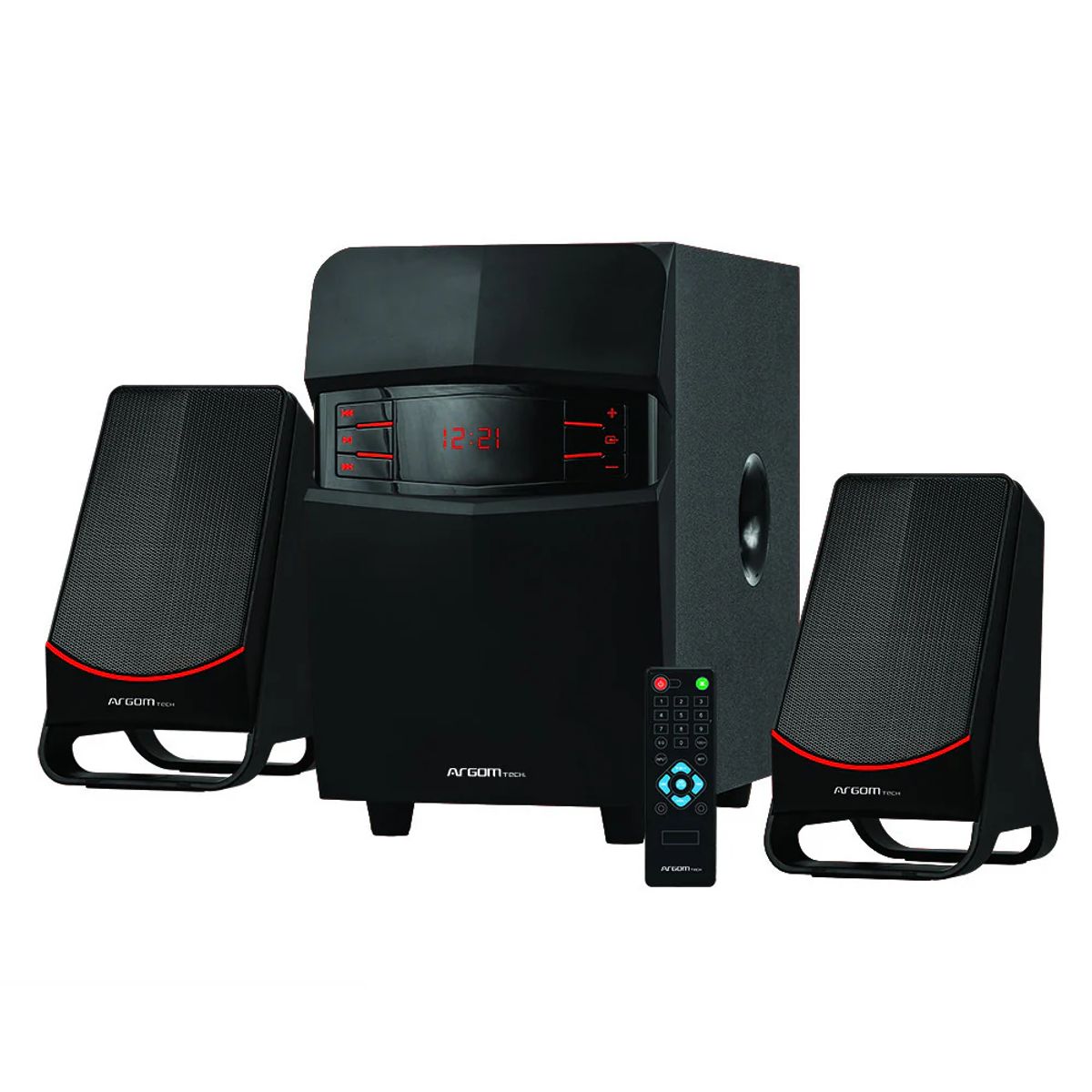 ARGOMTECH - SISTEMA DE ALTAVOCES INALAMBRICO SOUNDBASS 40 NEGRO