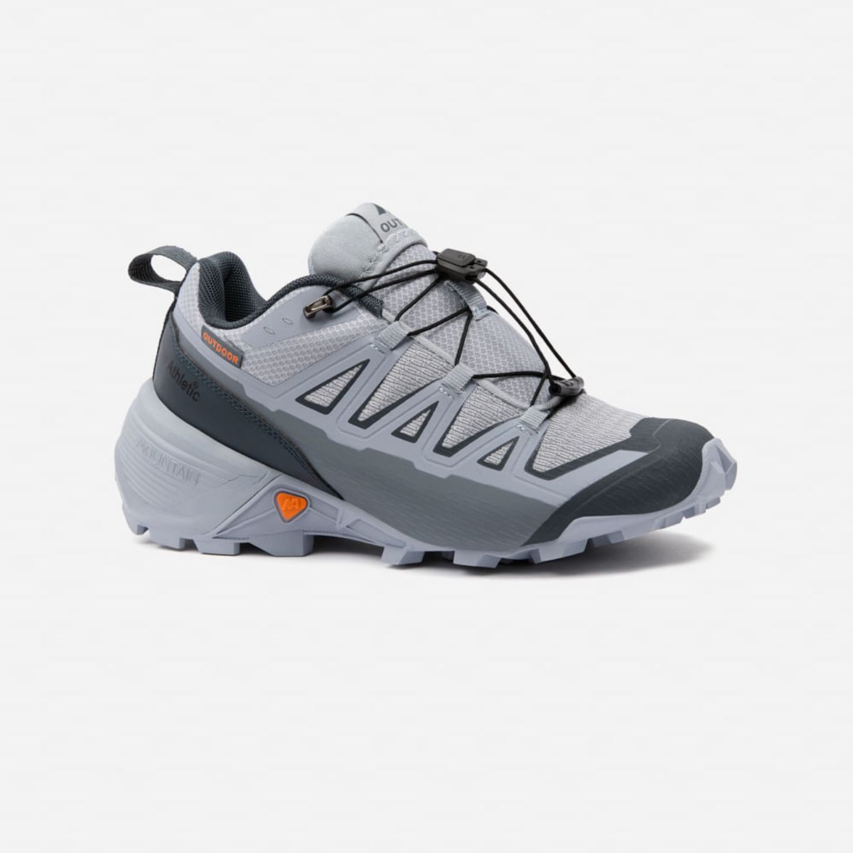 NEW ATHLETIC - Zapatillas New Athletic Outdoor Mountain65 Gris Con Naranja Mujer