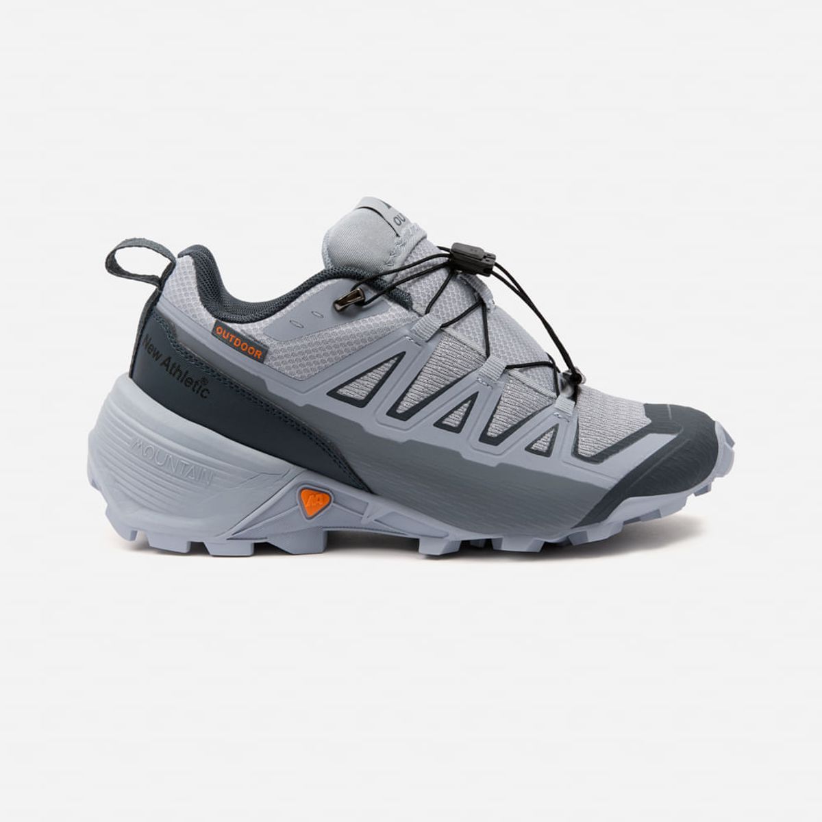 NEW ATHLETIC - Zapatillas New Athletic Outdoor Mountain65 Gris Con Naranja Mujer