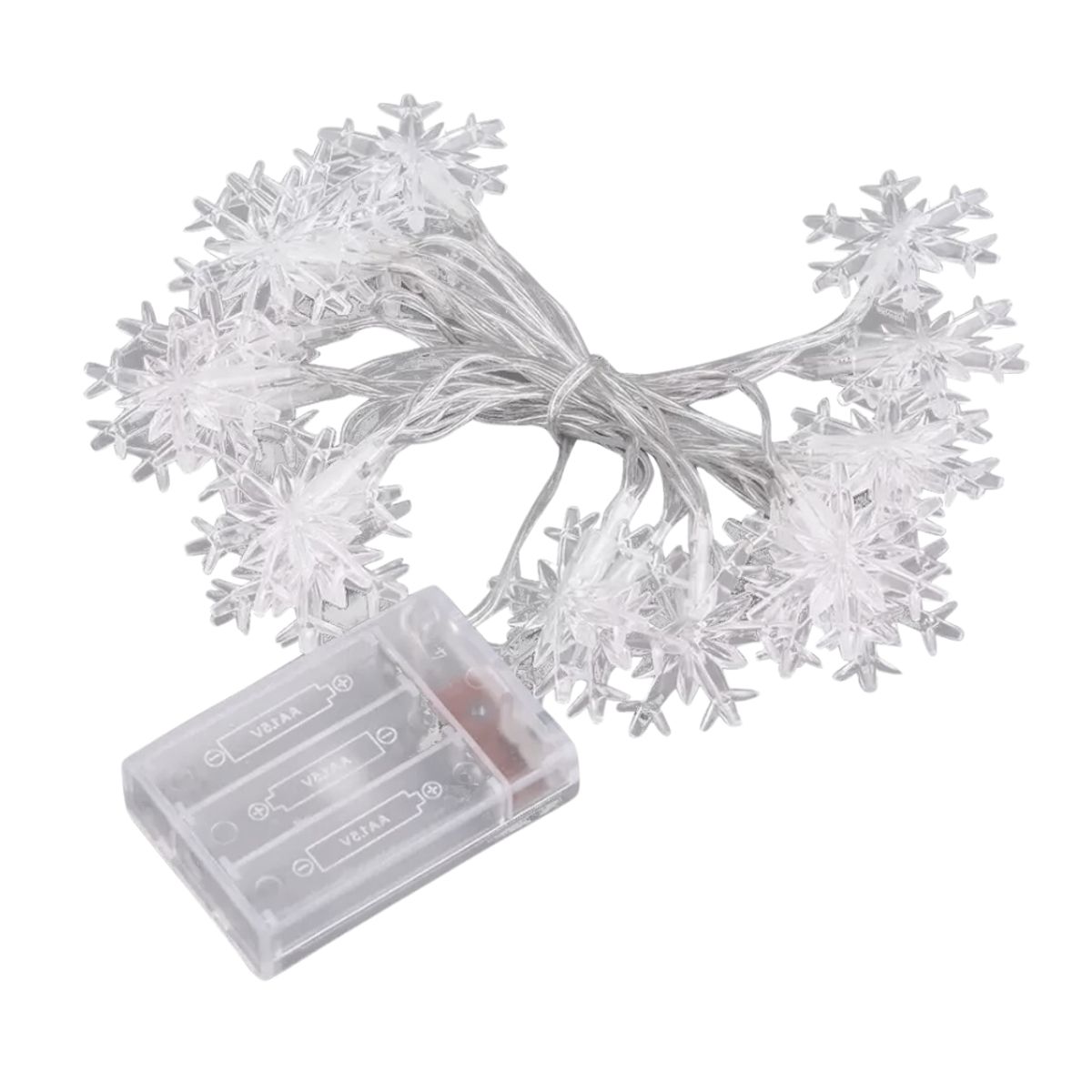 INSPIRA - Cadena de Luces LED Copo de Nieve para Decoración
