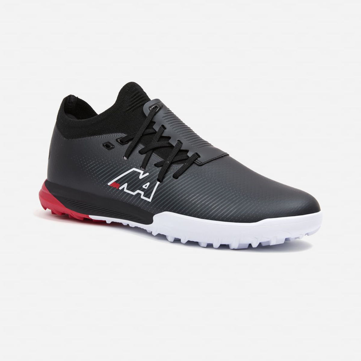 NEW ATHLETIC - Zapatillas New Athletic Football Cronos111 Negro Con Rojo Hombre