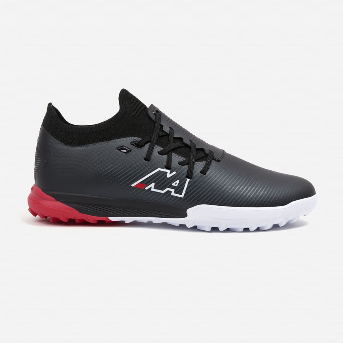 NEW ATHLETIC - Zapatillas New Athletic Football Cronos111 Negro Con Rojo Hombre