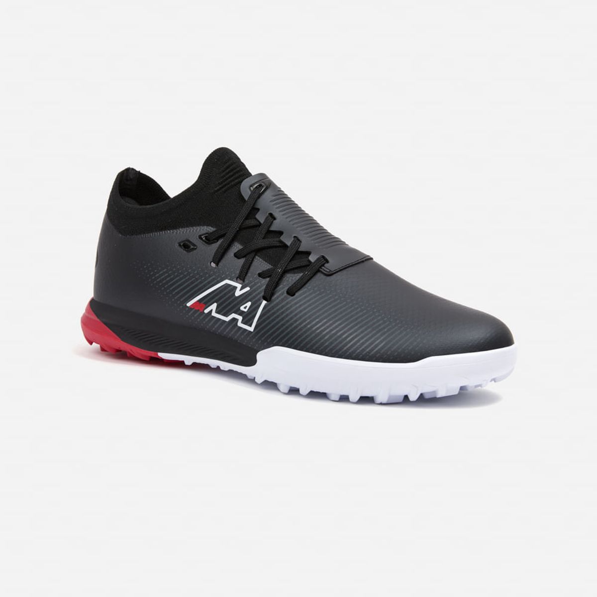 NEW ATHLETIC - Zapatillas New Athletic Football Cronos111 Negro Con Rojo Juvenil