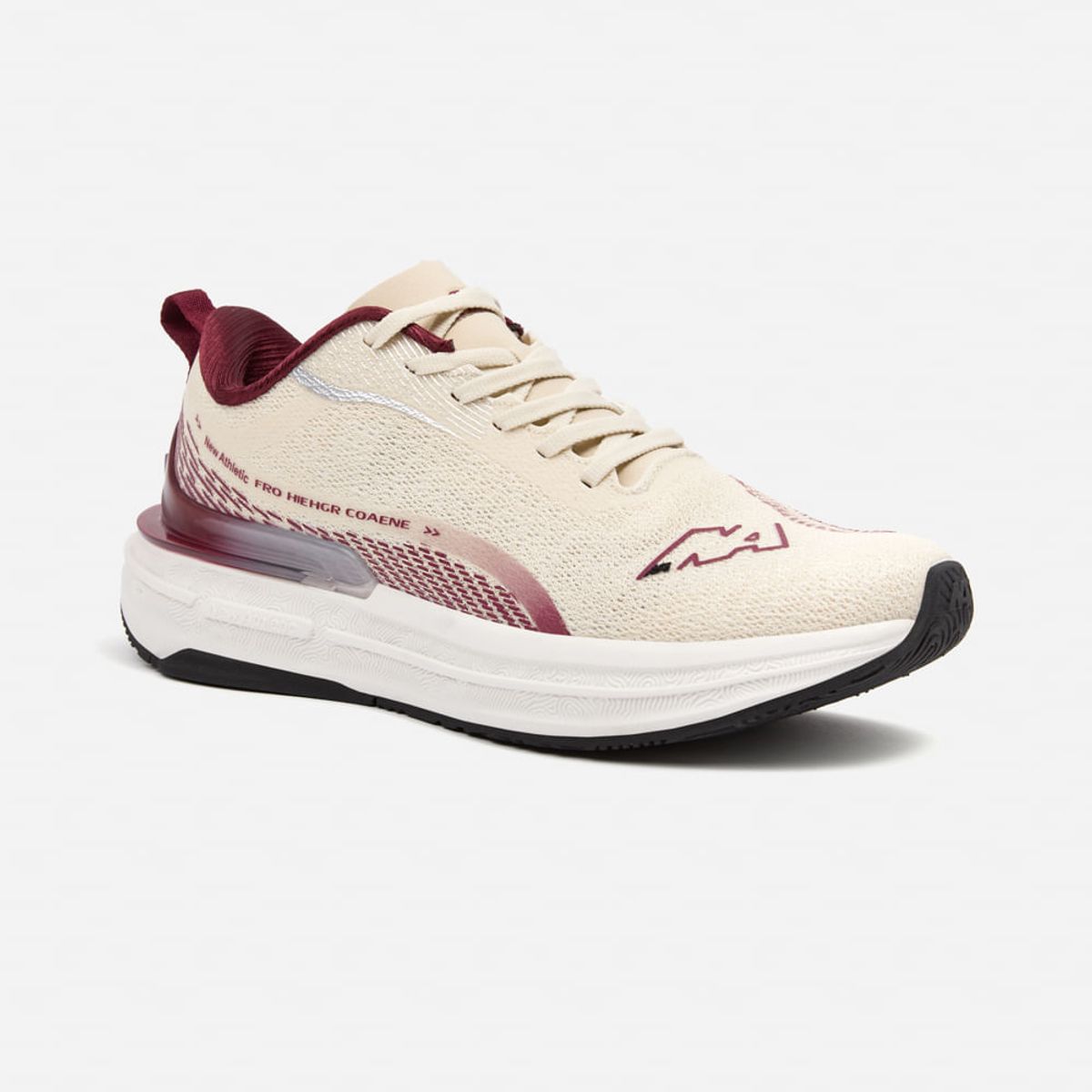 NEW ATHLETIC - Zapatillas New Athletic Running Frohc142 Beige Con Guinda Hombre