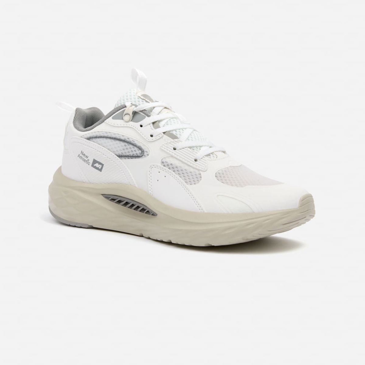 NEW ATHLETIC - Zapatillas New Athletic Lifestyle Chunky172 Crema Con Gris Mujer