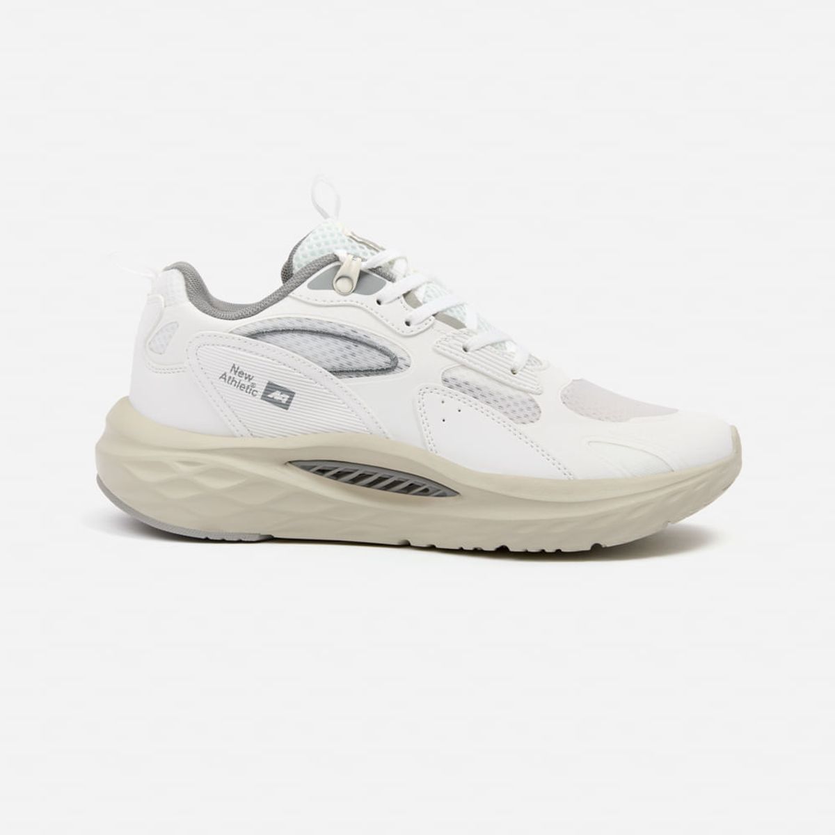 NEW ATHLETIC - Zapatillas New Athletic Lifestyle Chunky172 Crema Con Gris Mujer