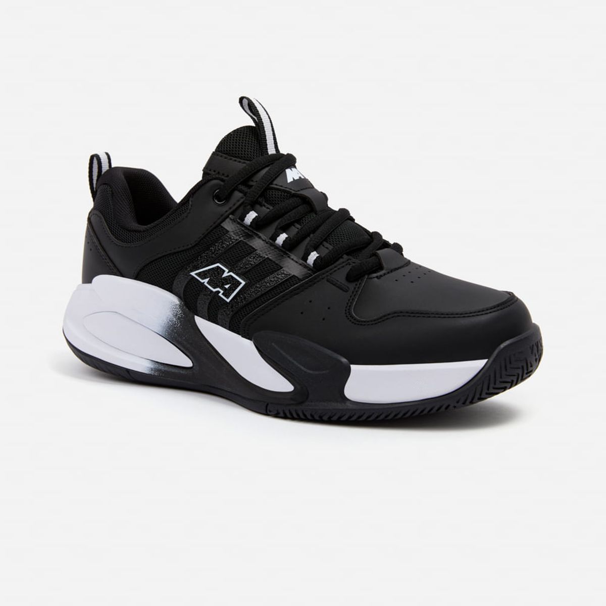 NEW ATHLETIC - Zapatillas New Athletic Tennis Streeth27 Negro Con Blanco Hombre