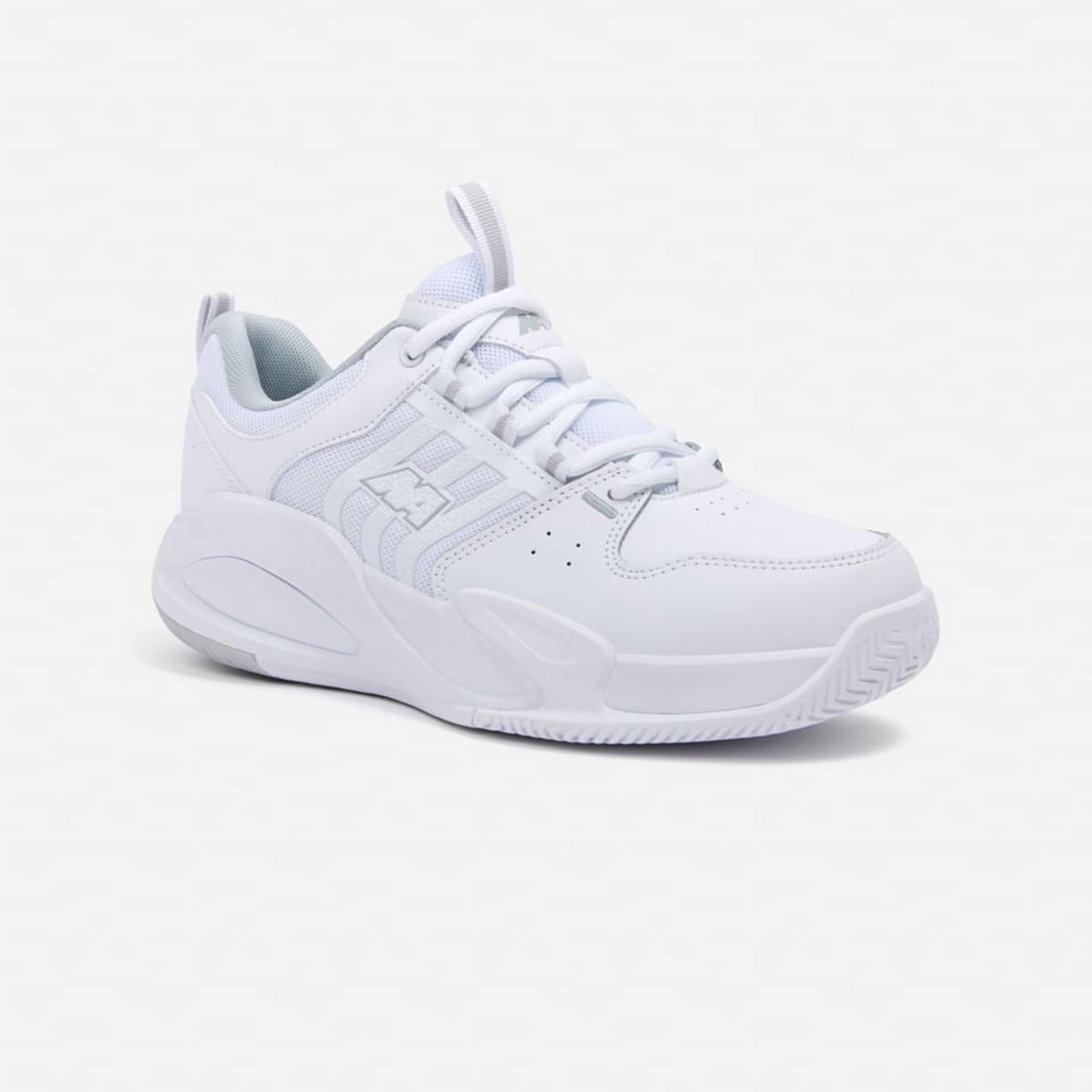 NEW ATHLETIC - Zapatillas New Athletic Tennis Streeth27 Blanco Con Gris Mujer