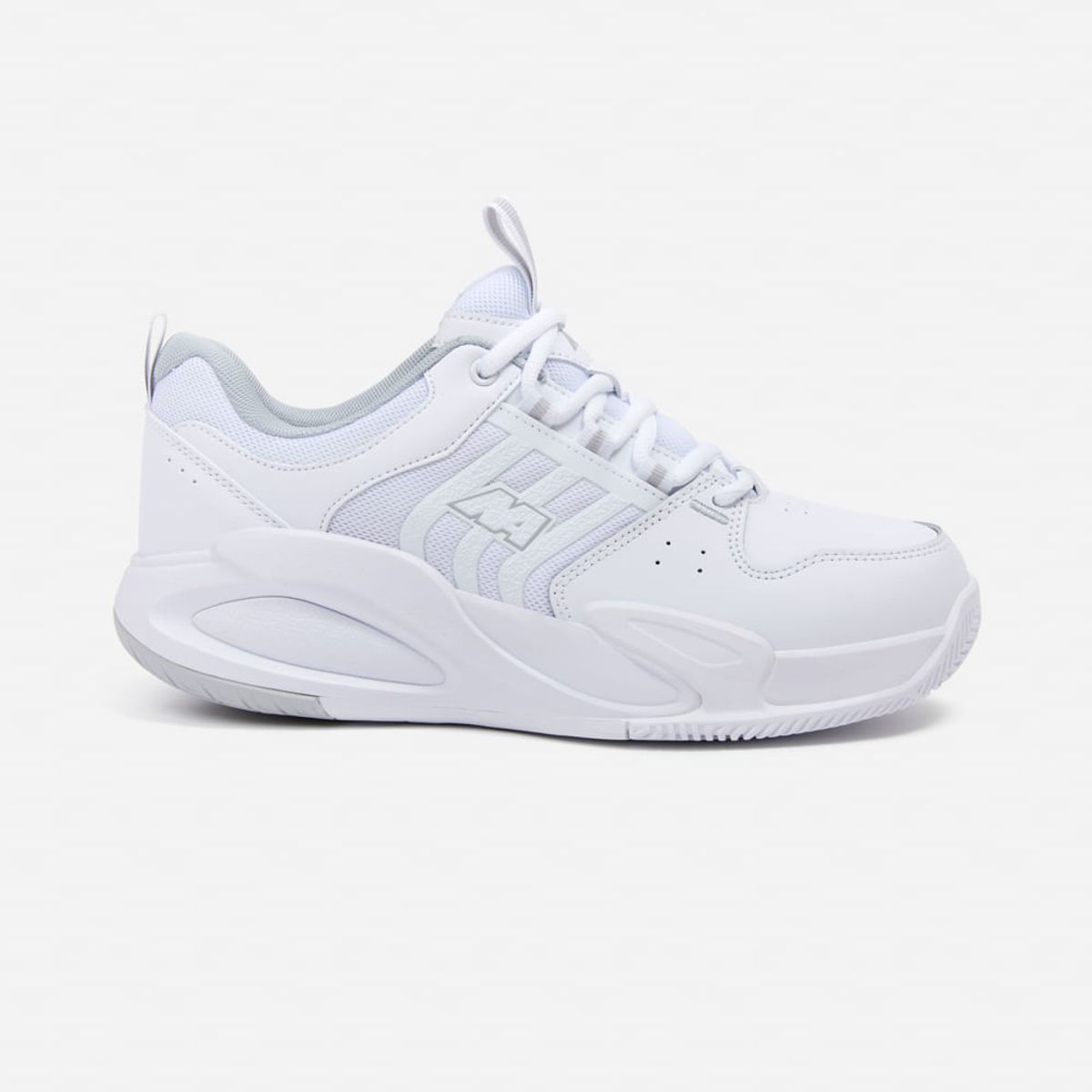 NEW ATHLETIC - Zapatillas New Athletic Tennis Streeth27 Blanco Con Gris Mujer