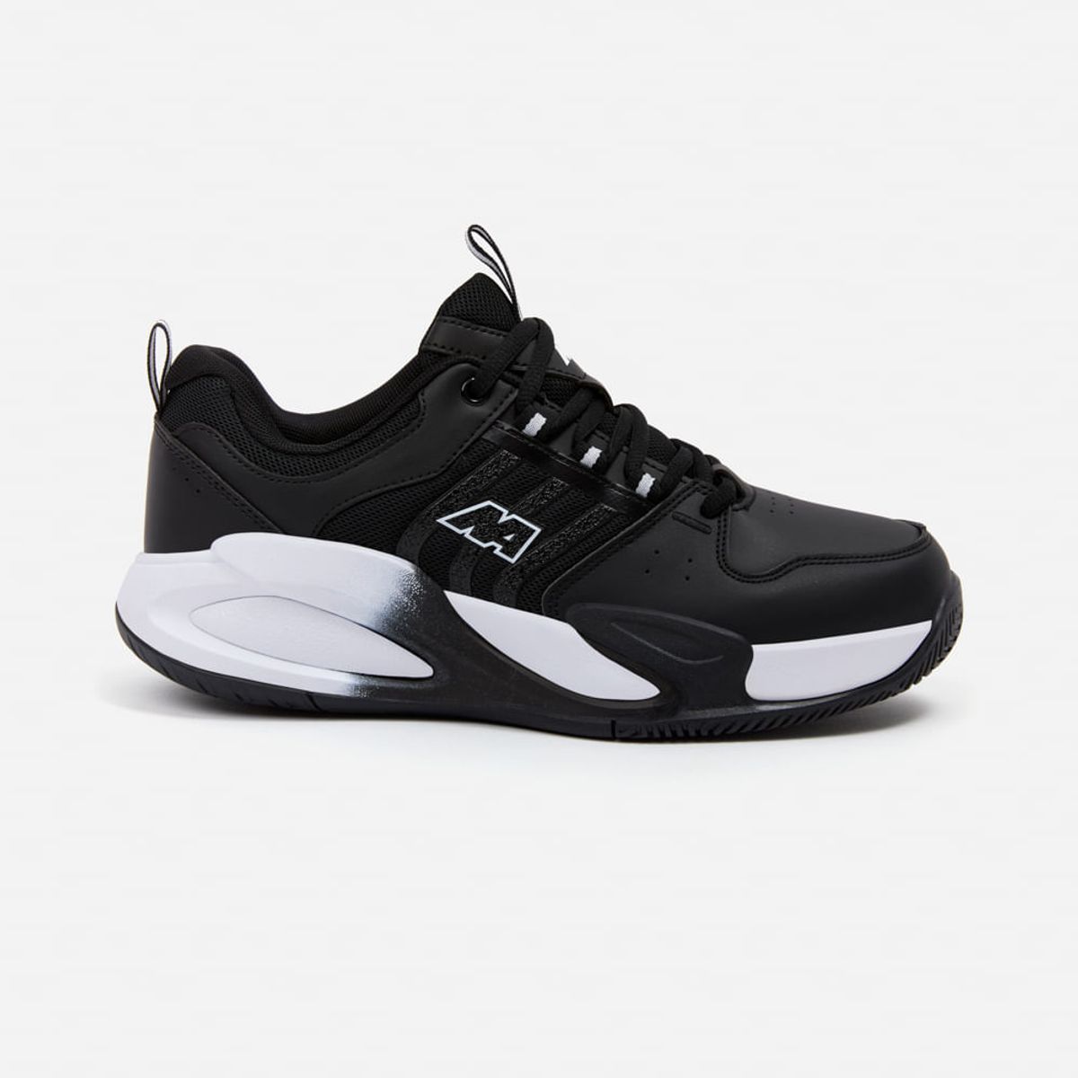 NEW ATHLETIC - Zapatillas New Athletic Tennis Streeth27 Negro Con Blanco Mujer