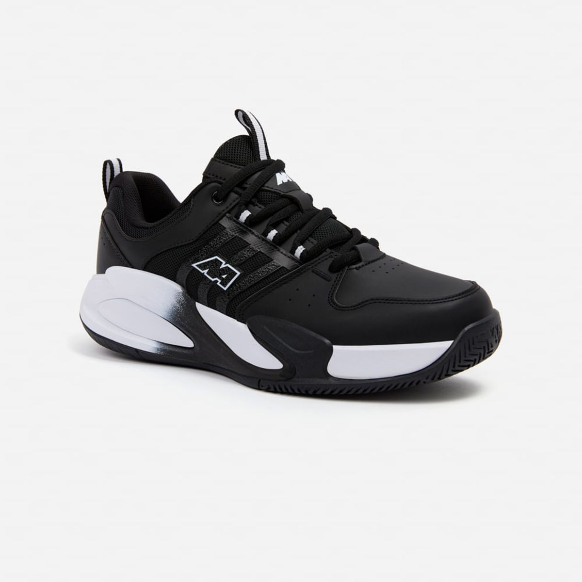 NEW ATHLETIC - Zapatillas New Athletic Tennis Streeth27 Negro Con Blanco Mujer