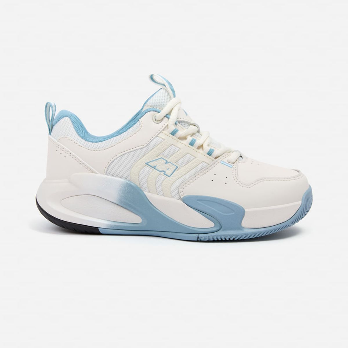 NEW ATHLETIC - Zapatillas New Athletic Tennis Streeth27 Crema Con Celeste Mujer