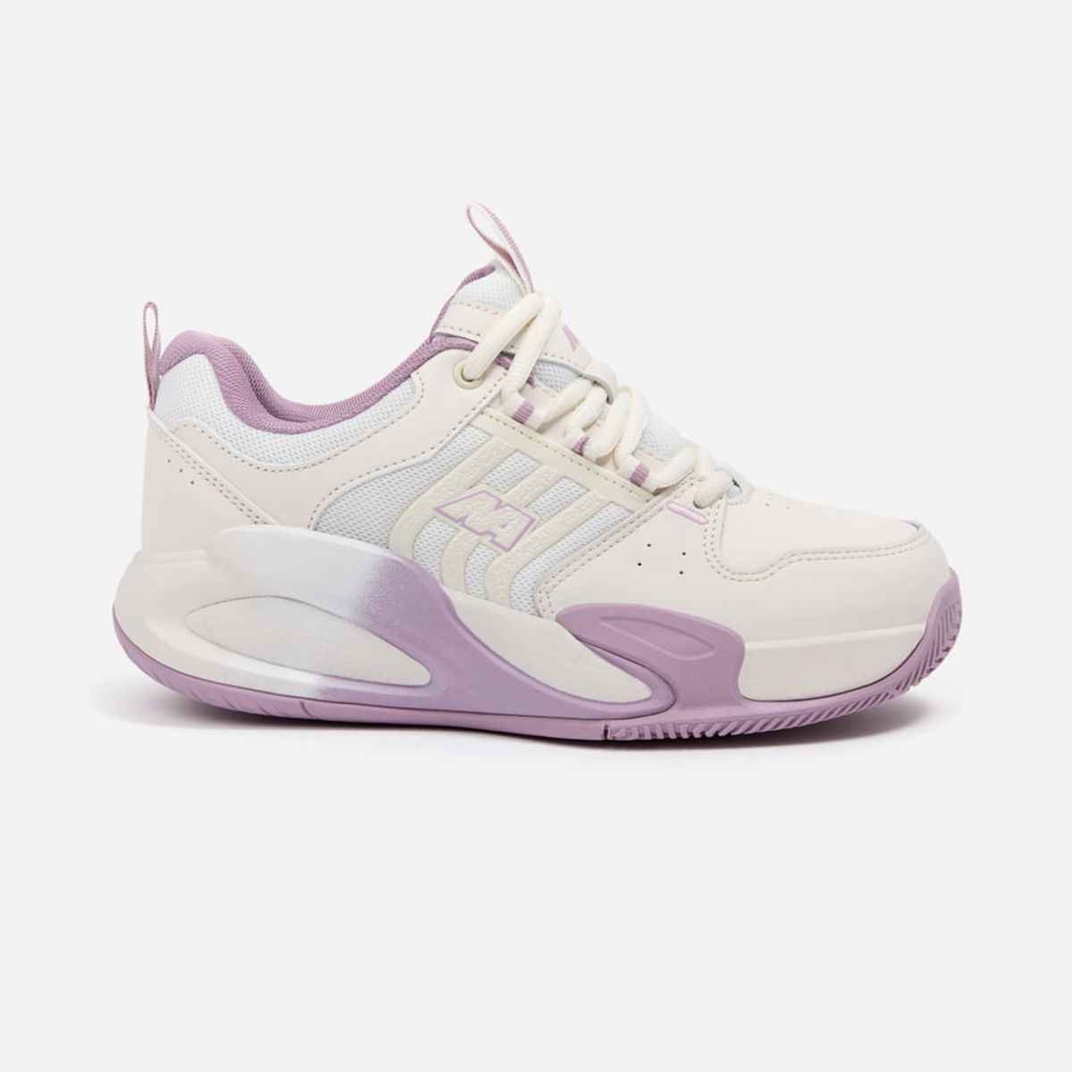 NEW ATHLETIC - Zapatillas New Athletic Tennis Streeth27 Crema Con Lila Mujer