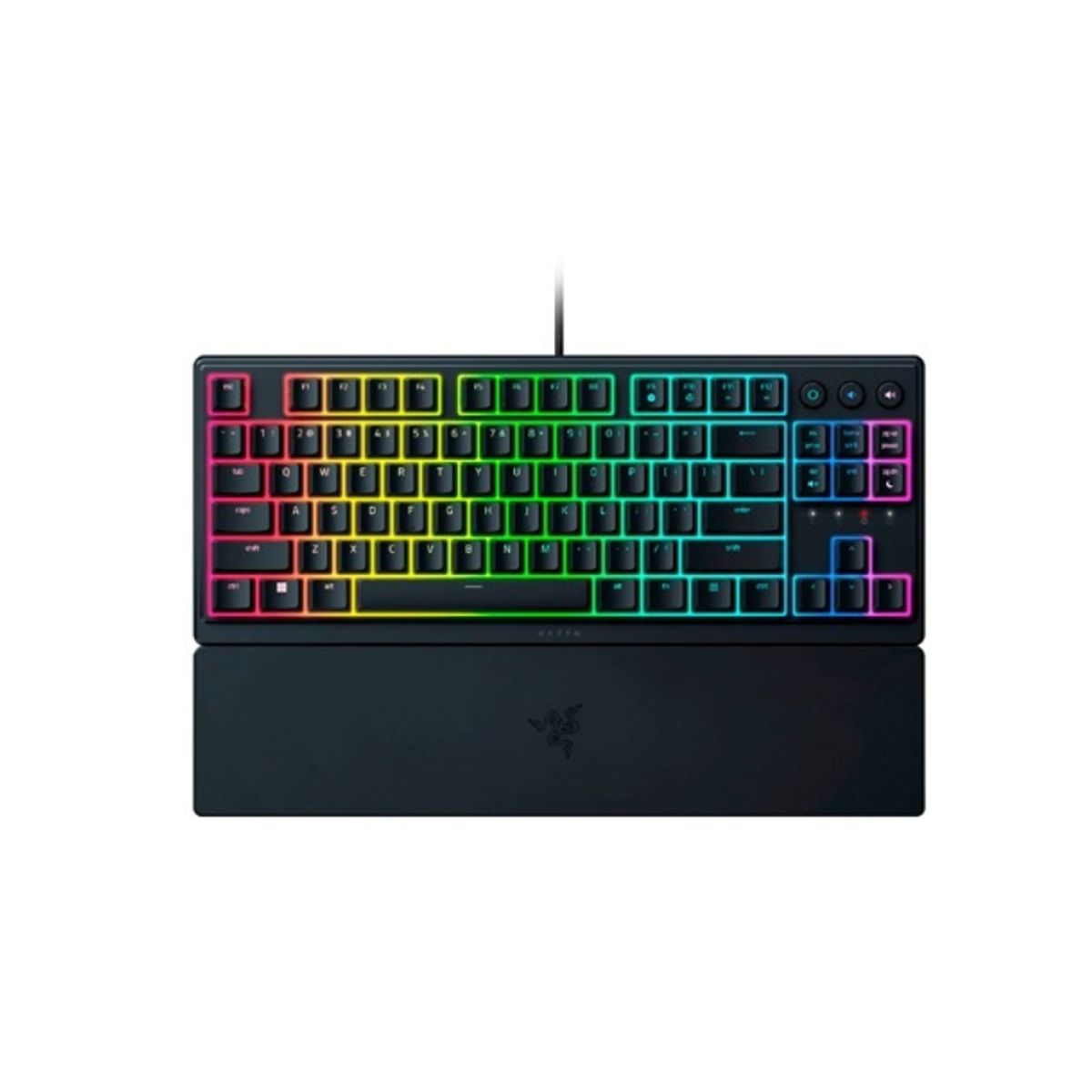 RAZER - Teclado Razer Ornata V3 TKL Mecha-Membrane Low Profile 8 Zonas US