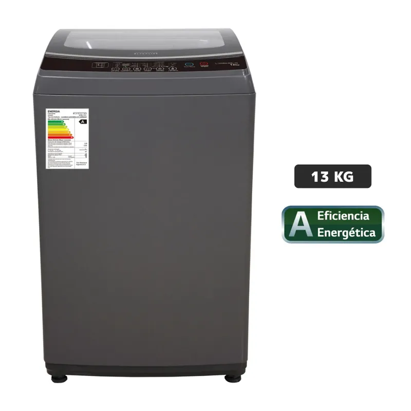 BLACKLINE - Lavadora Blackline 13 Kilos Carga Superior Gris Oscuro SPBL13NTL (Nuevo)