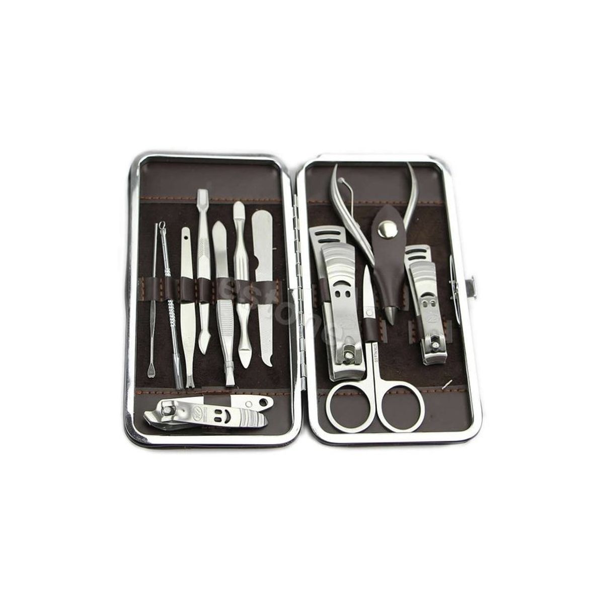 GENERICO - Manicure pedicure set 12 pcs color de imagen