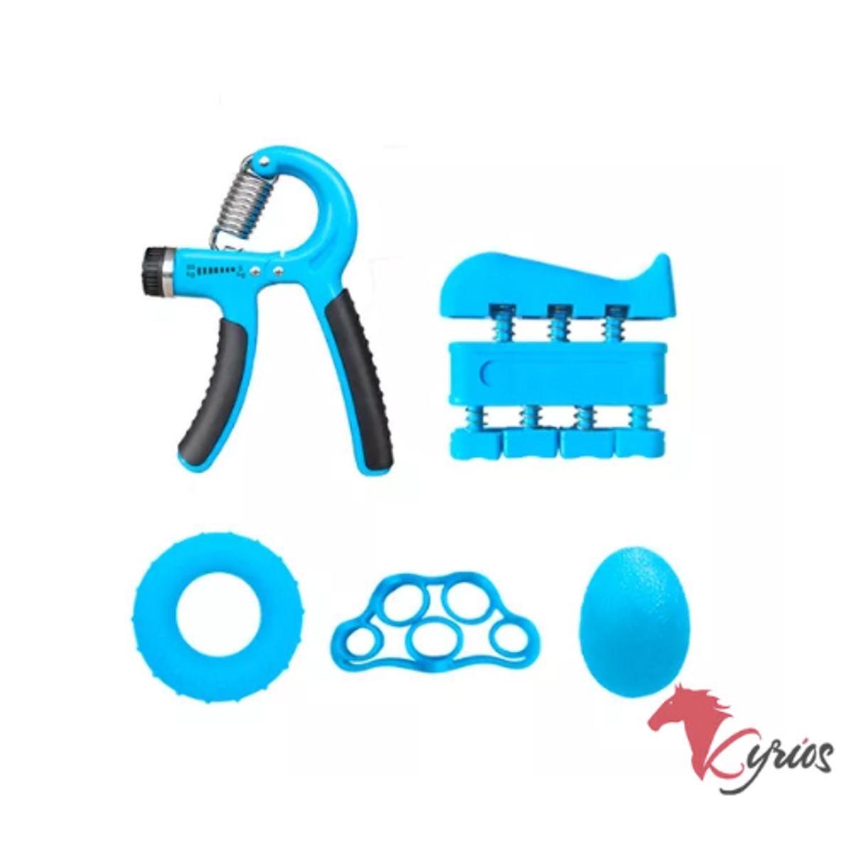 NO LOGO - Kit De Hand Grip De 5 Piezas Azul