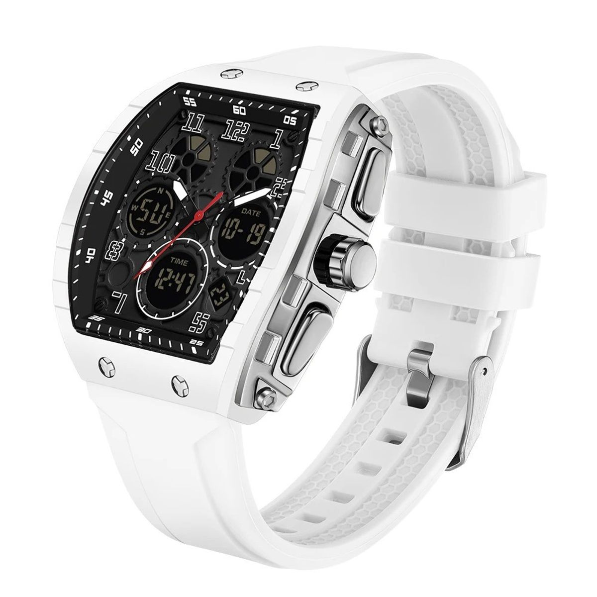 SANDA - Reloj Hombre SANDA 6157 Análogo-Digital Blanco