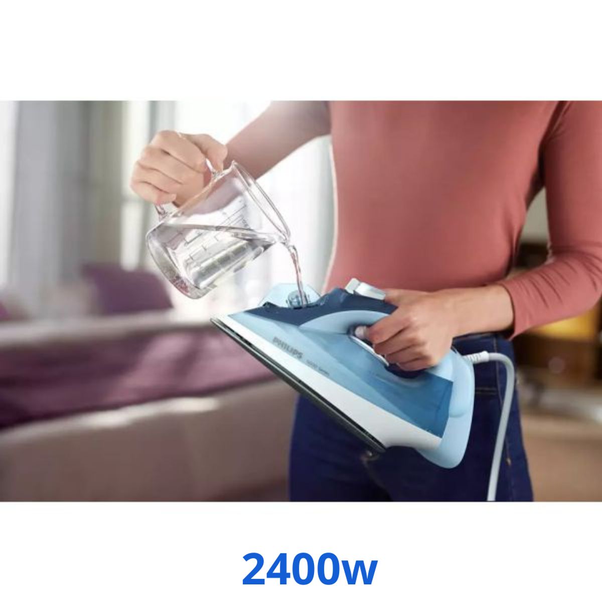 PHILIPS - Plancha A Vapor Philips 2400w Steamglide Plus Anti-rayaduras