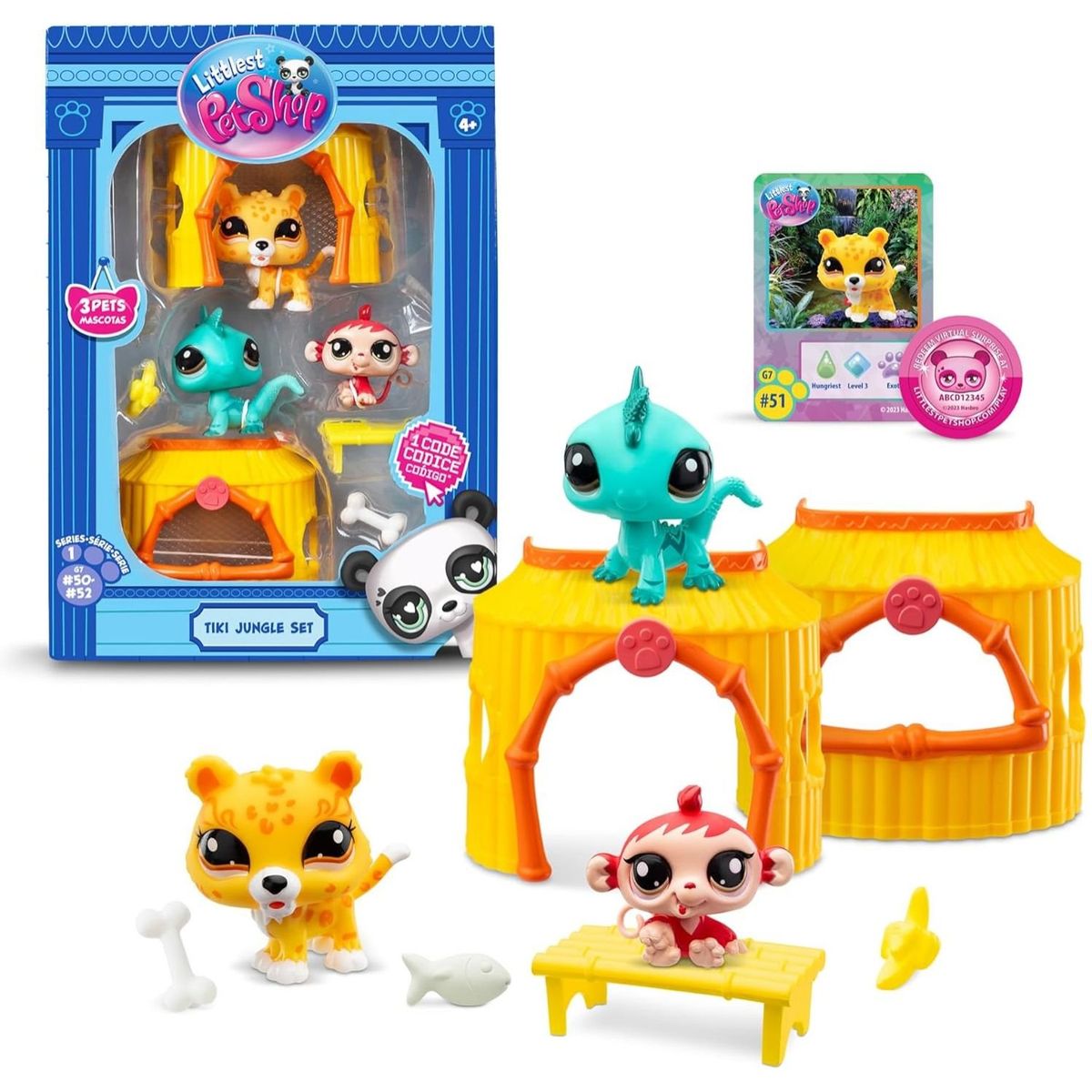 LITTLEST PET SHOP - Playset Littlest Pet Shop Tiki Jungla