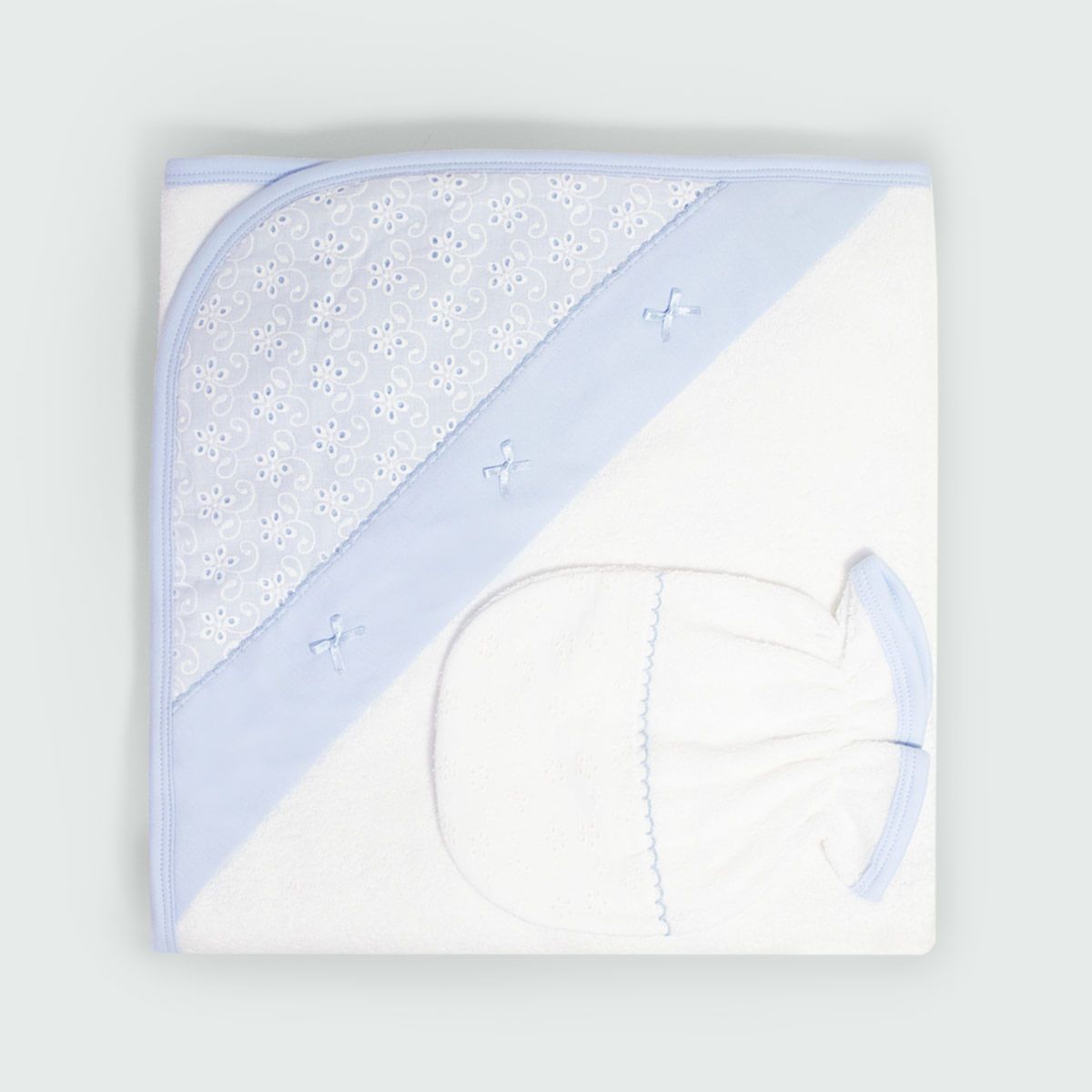 KUKULI - TOALLA CON CAPUCHA BRODERI M1232