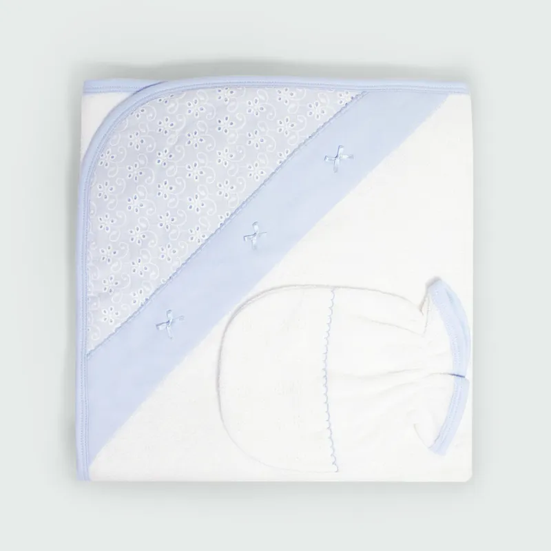 KUKULI - TOALLA CON CAPUCHA BRODERI M1232