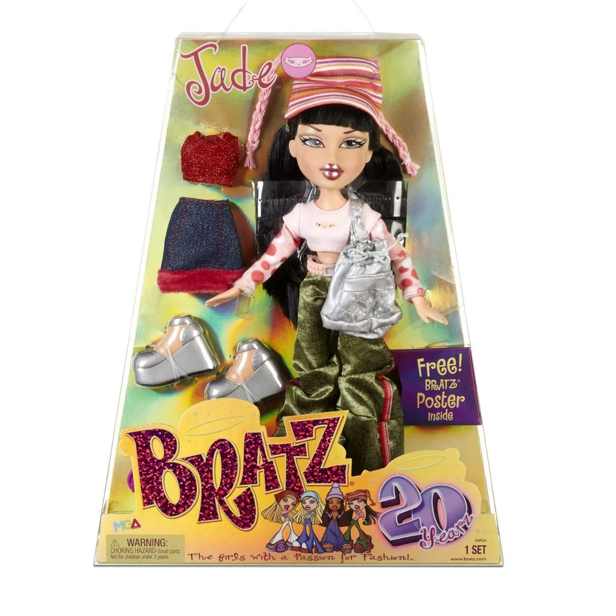 MGA ENTERTAINMENT - Muñeca Bratz Jade 20 Aniversario