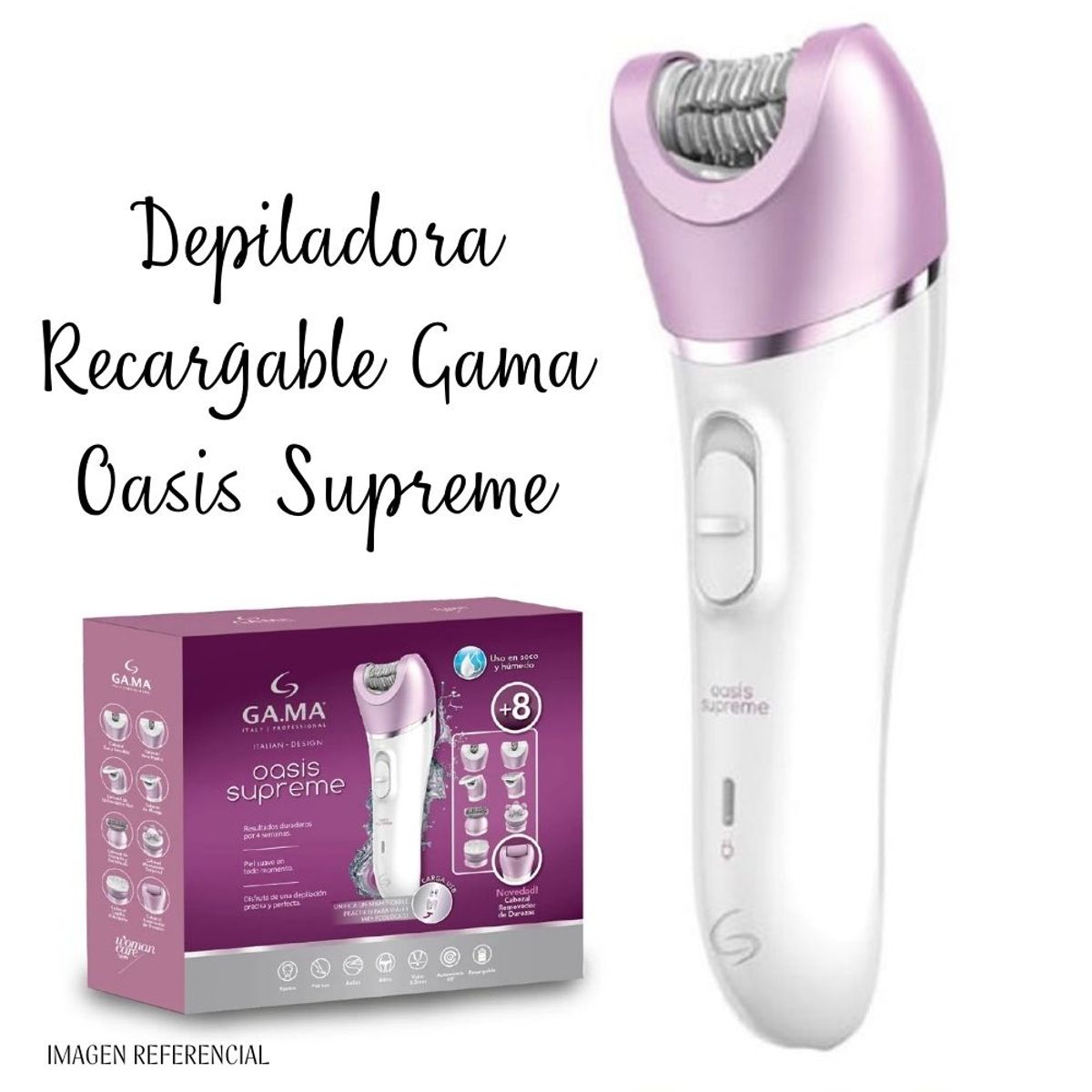 GAMA - Depiladora Inálambrica Gama Oasis Supreme