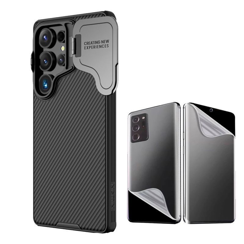 NILLKIN - Funda para Samsung S25 Ultra Nillkin Prop + Hidrogel Mate Ambos Lados