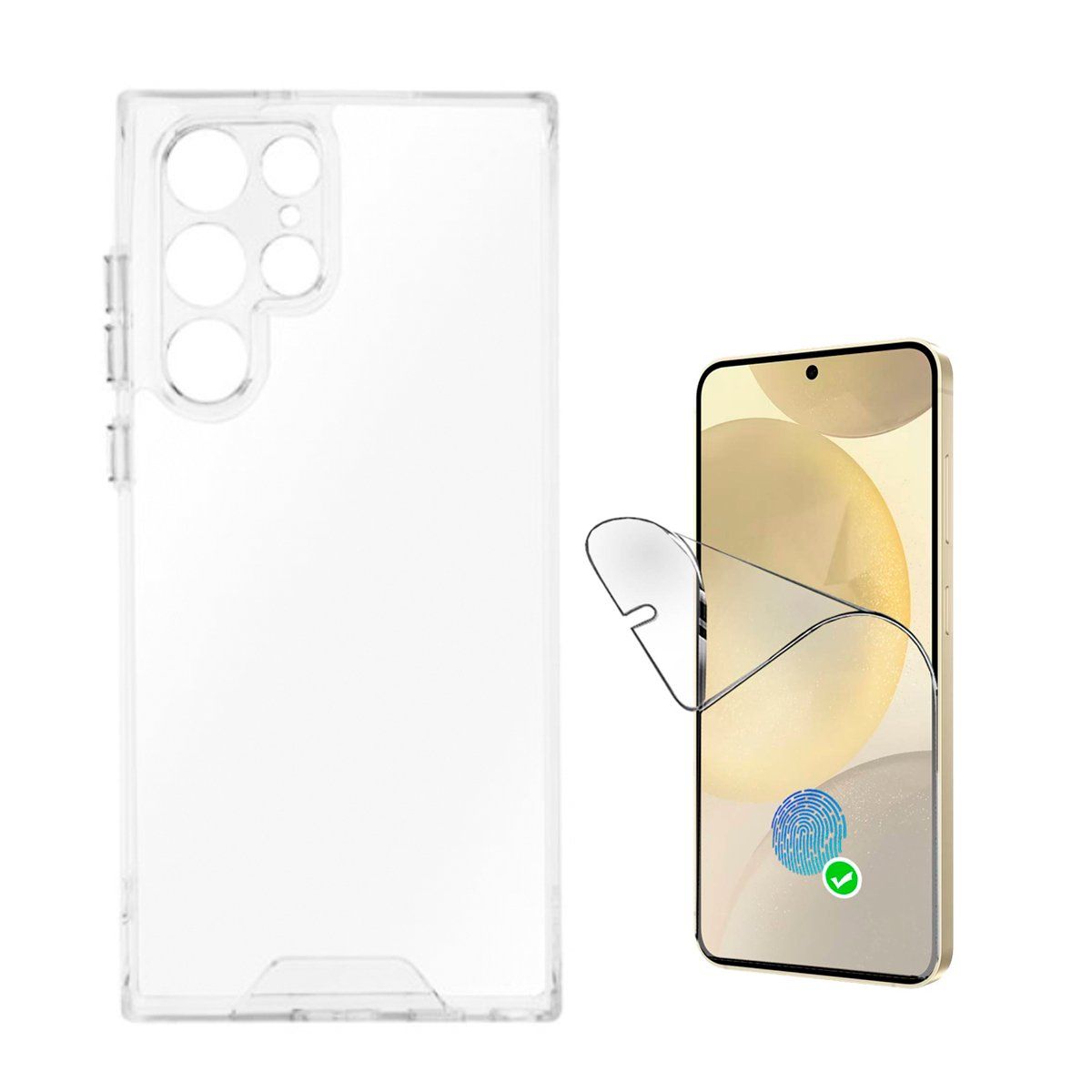 GENERICO - Funda Protectora para S25 Ultra + Mica Hidrogel Mate