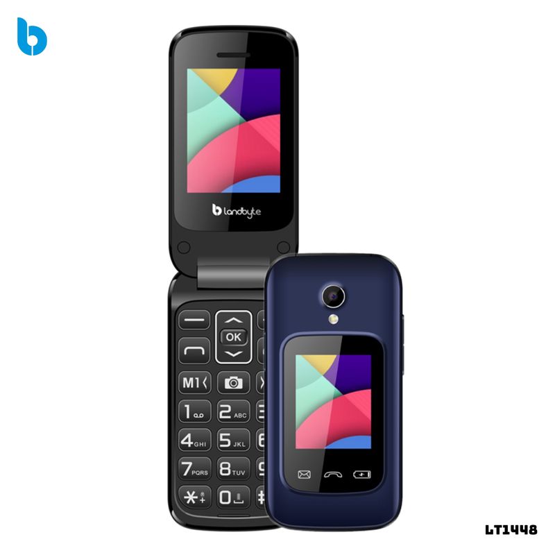 LANDBYTE - CELULAR BASICO LANDBYTE LT1448 4G DUAL SIM - AZUL