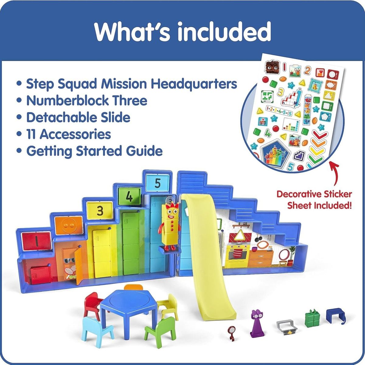 HANDS UP - Number Blocks Play Set Mision Step Squad