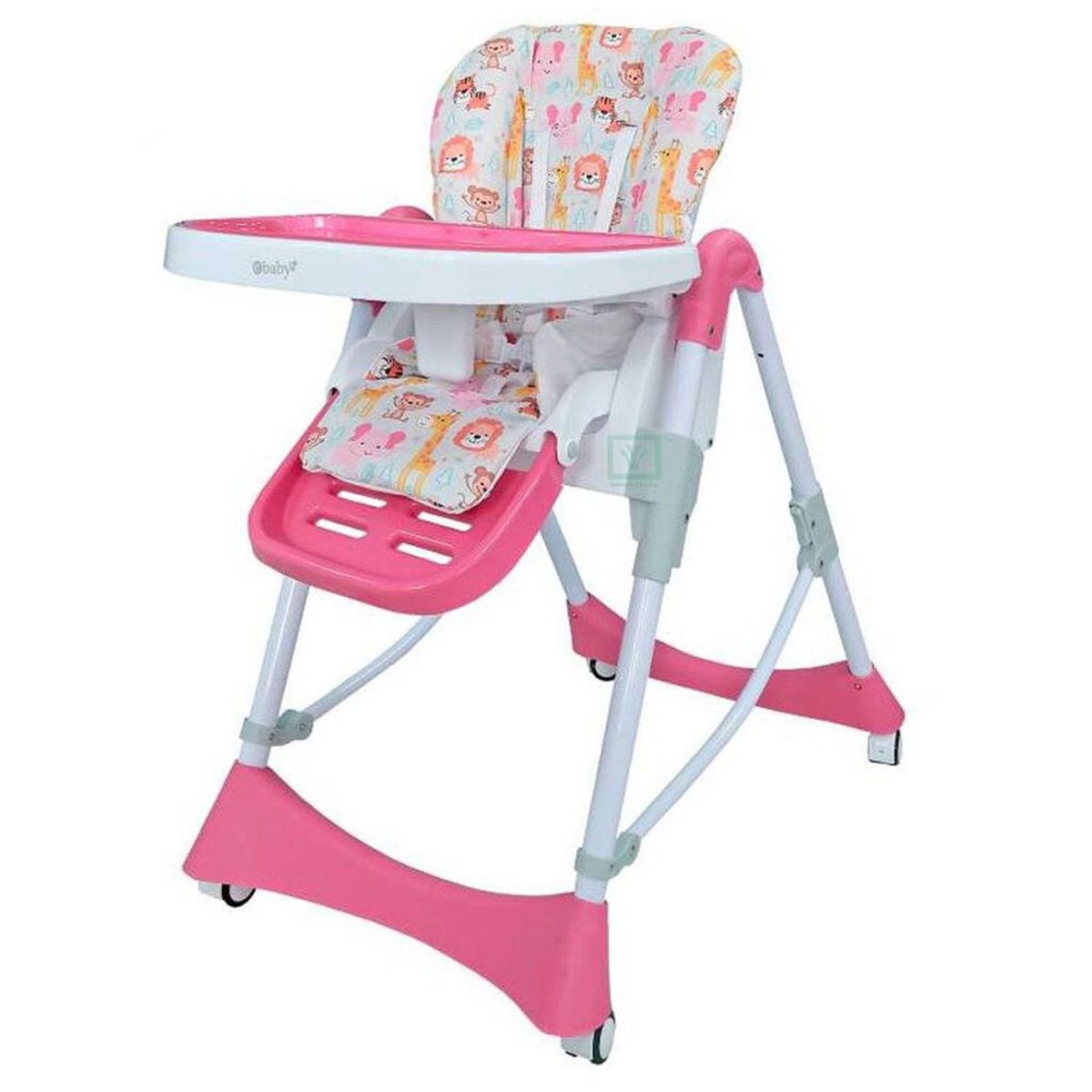 EBABY - Silla De Comer Regulable Lori 624 Fucsia