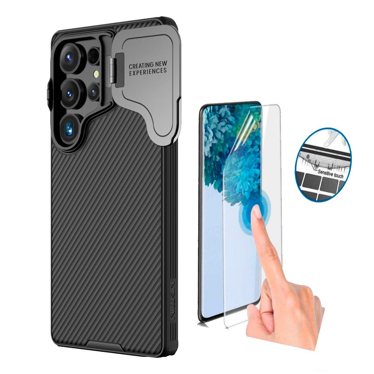 NILLKIN - Funda para Galaxy S25 Ultra Nillkin Prop + Mica Hidrogel Hd