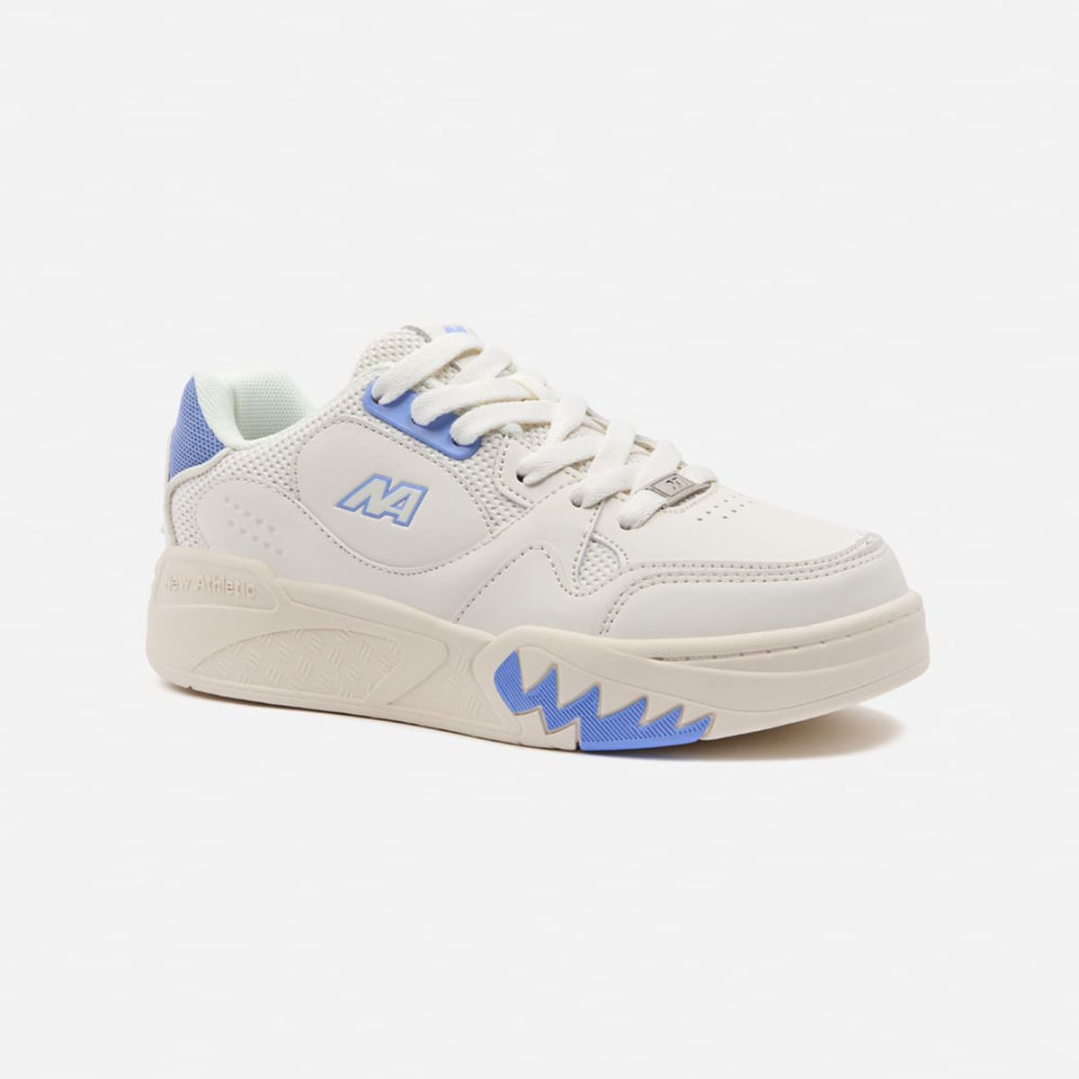 NEW ATHLETIC - Zapatillas New Athletic Skateboarding Kuel103 Crema Con Celeste Mujer