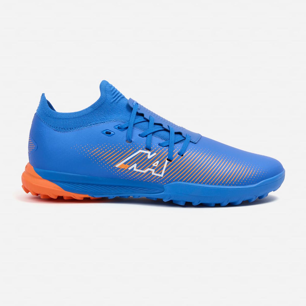 NEW ATHLETIC - Zapatillas New Athletic Football Cronos111 Azul Acero Con Naranja Hombre
