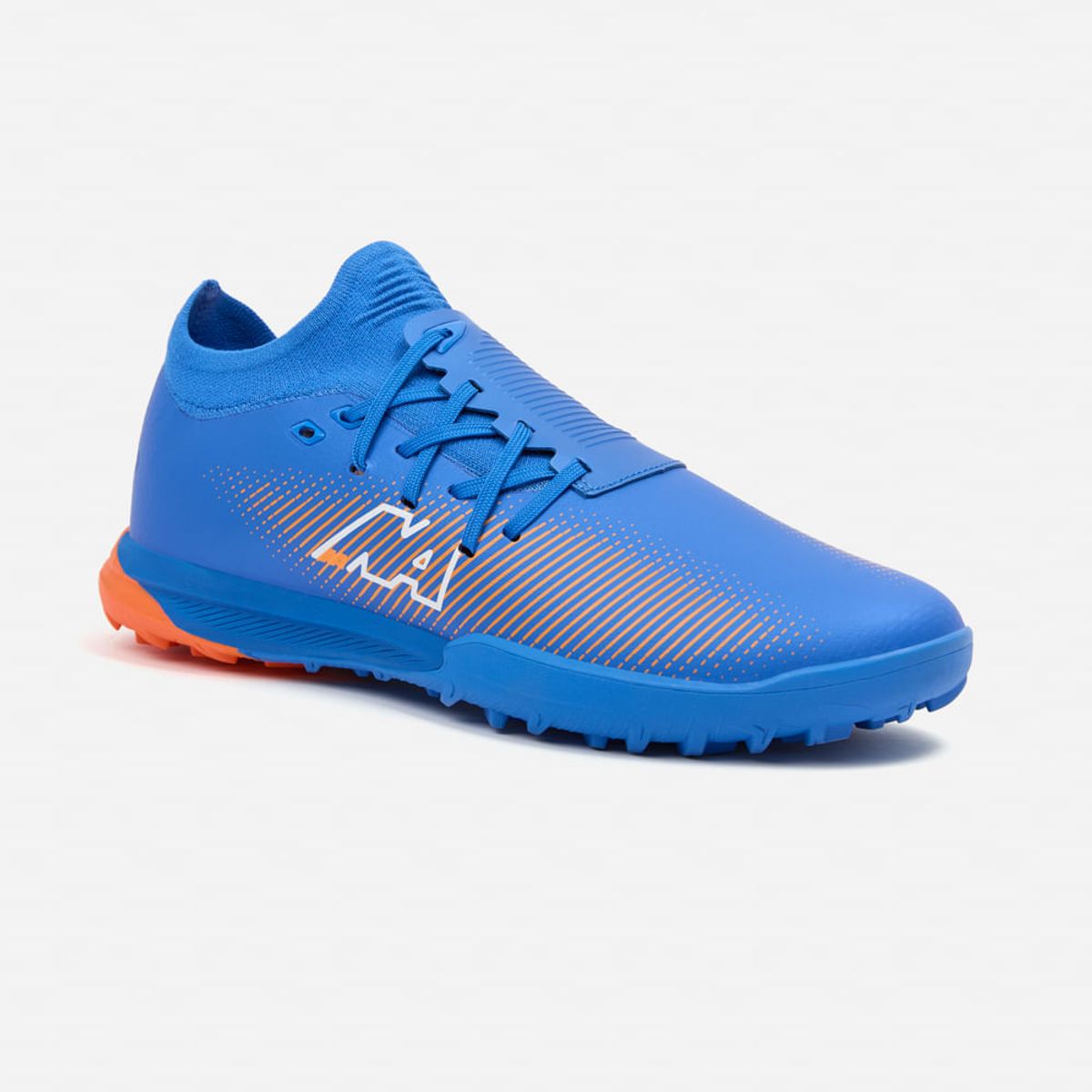NEW ATHLETIC - Zapatillas New Athletic Football Cronos111 Azul Acero Con Naranja Hombre