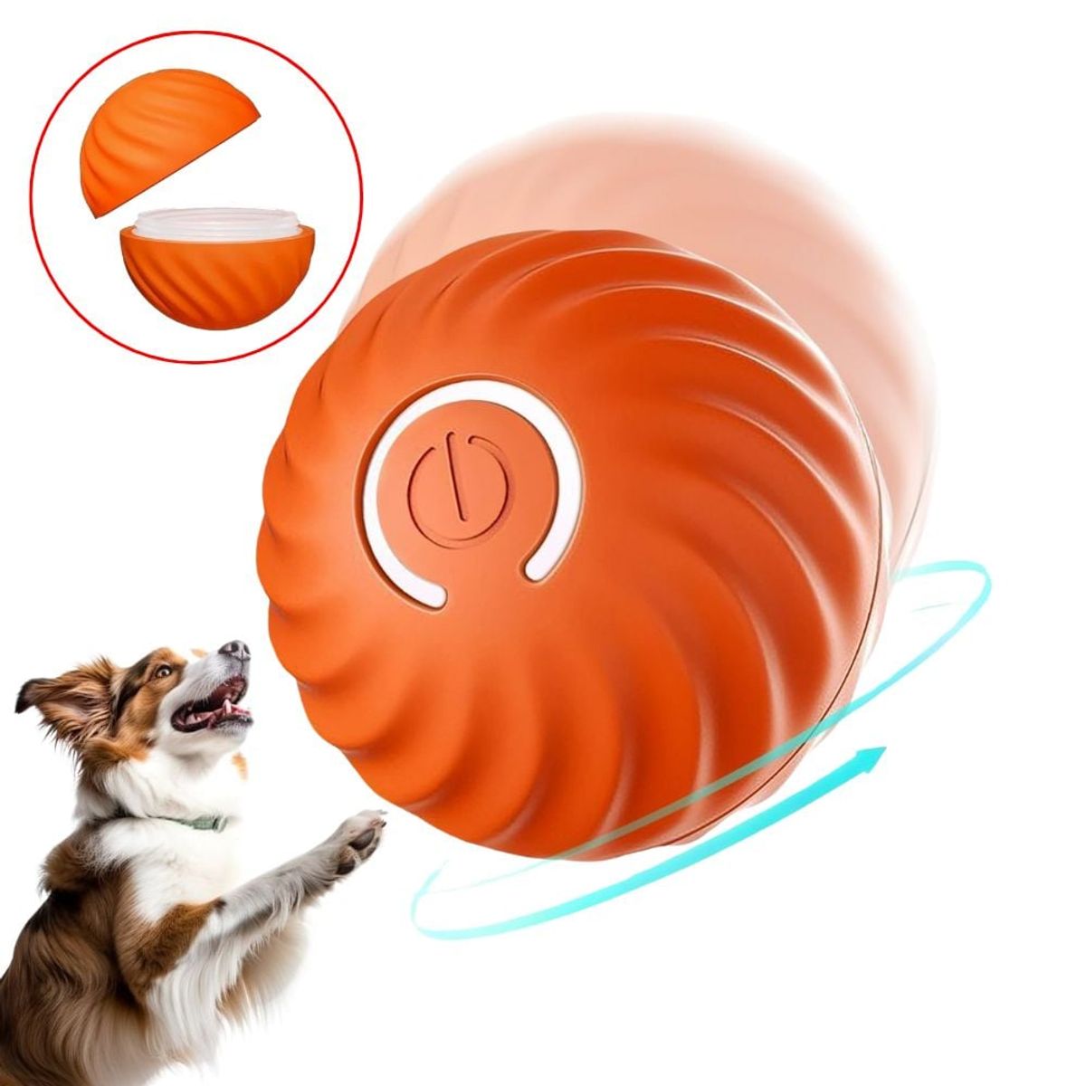 GENERICO - Pelota Interactiva para Perros y Cascara de Repuesto