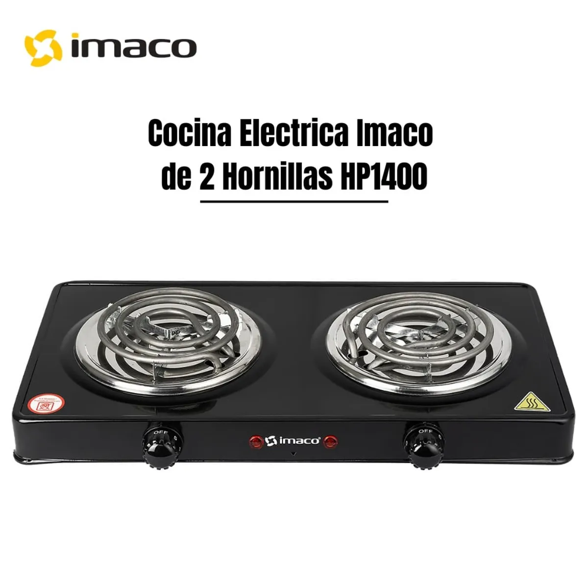 IMACO - Cocina electrica hp1400 2200w