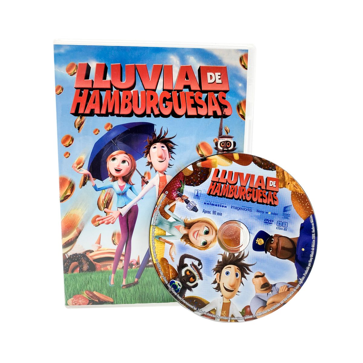 GENERICO - Dvd Original Lluvia De Hamburguesas