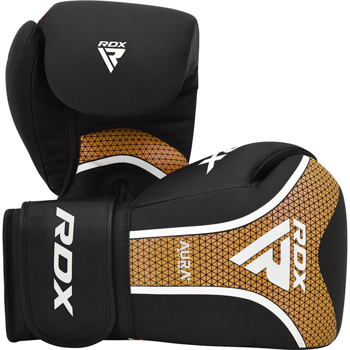 RDX - Guantes de Boxeo Aura Plus T17 12OZ- Dorado
