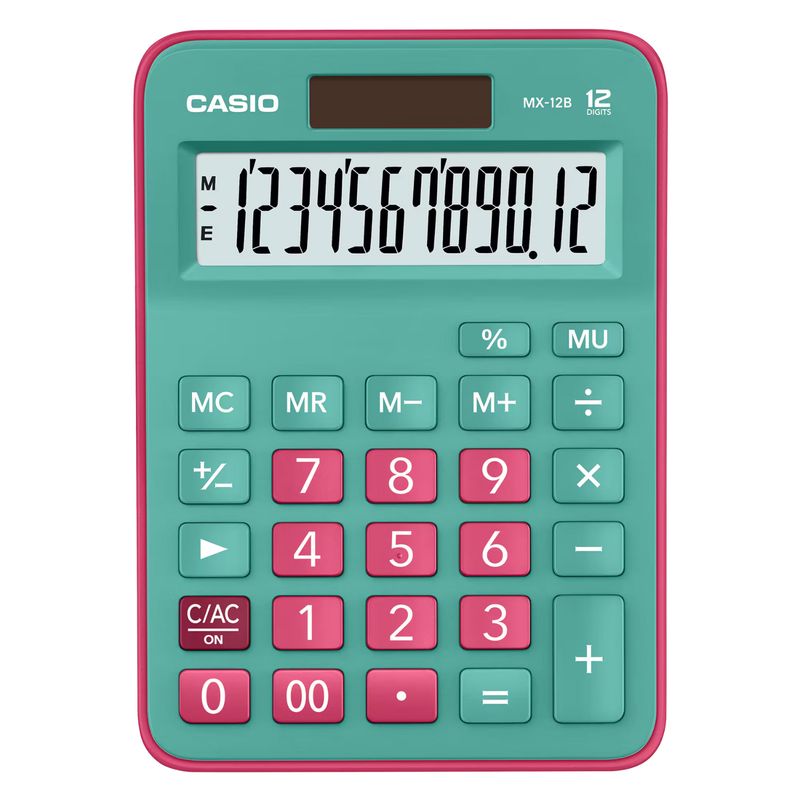 CASIO - Calculadora de 12 Dígitos CASIO MX-12B-GNRD