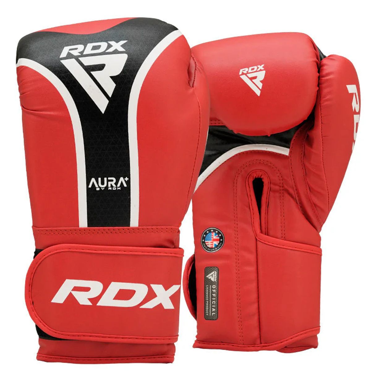 RDX - Guantes de Boxeo Aura Plus T17 16OZ- Rojo