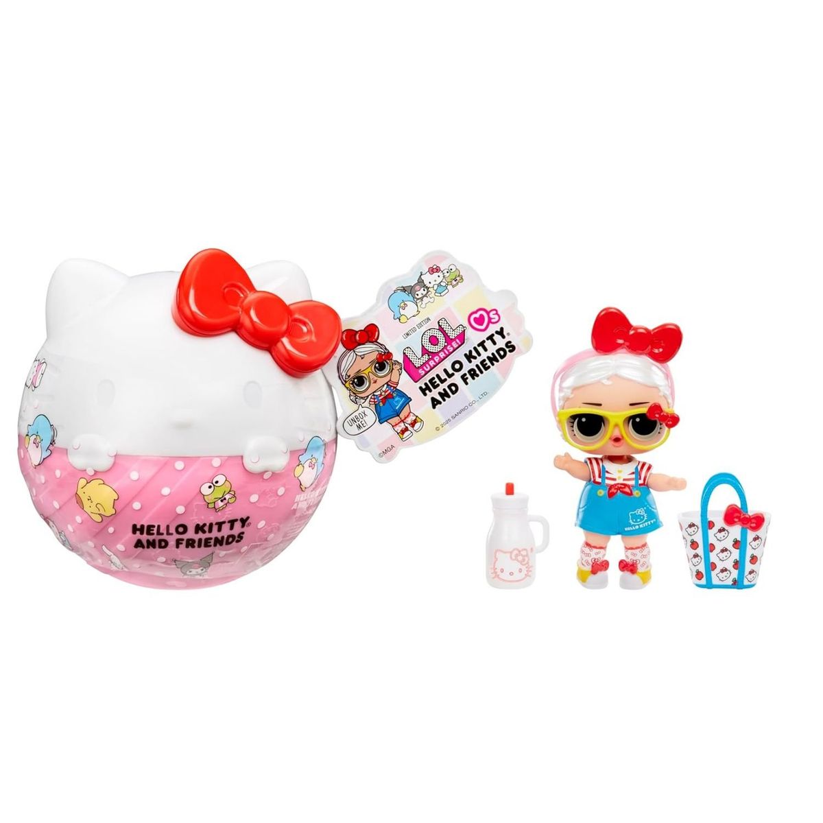 LOL SURPRISE - Muñeca Sorpresa LOL Love Hello Kitty y Amigos Tots