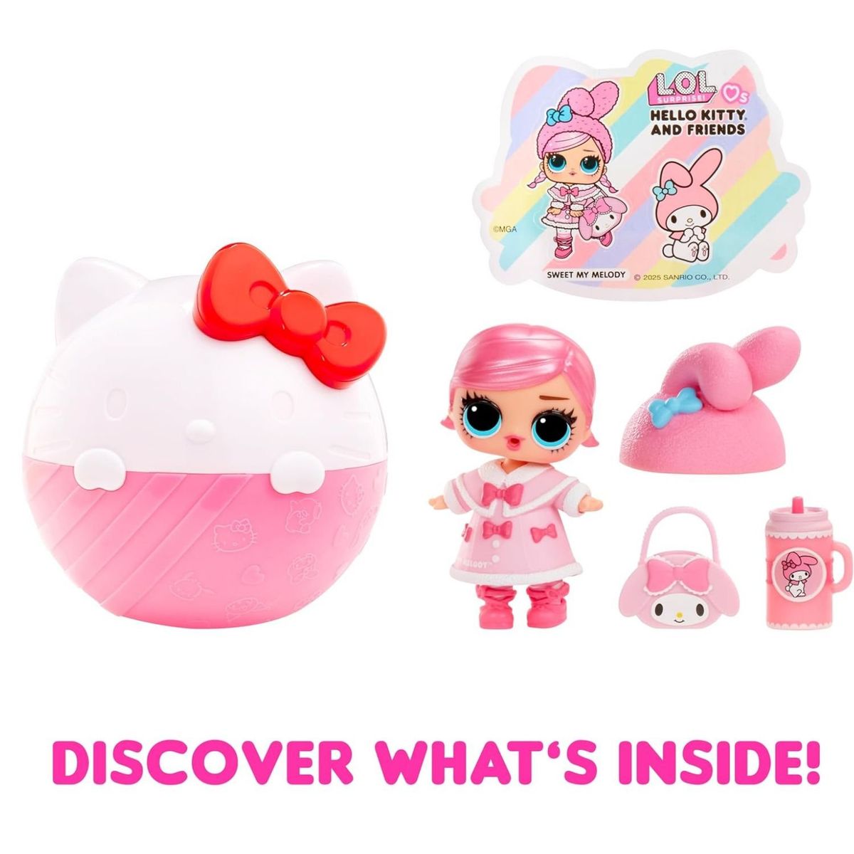 LOL SURPRISE - Muñeca Sorpresa LOL Love Hello Kitty y Amigos Tots